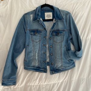 Buffalo Denim Distressed Jacket - Size M